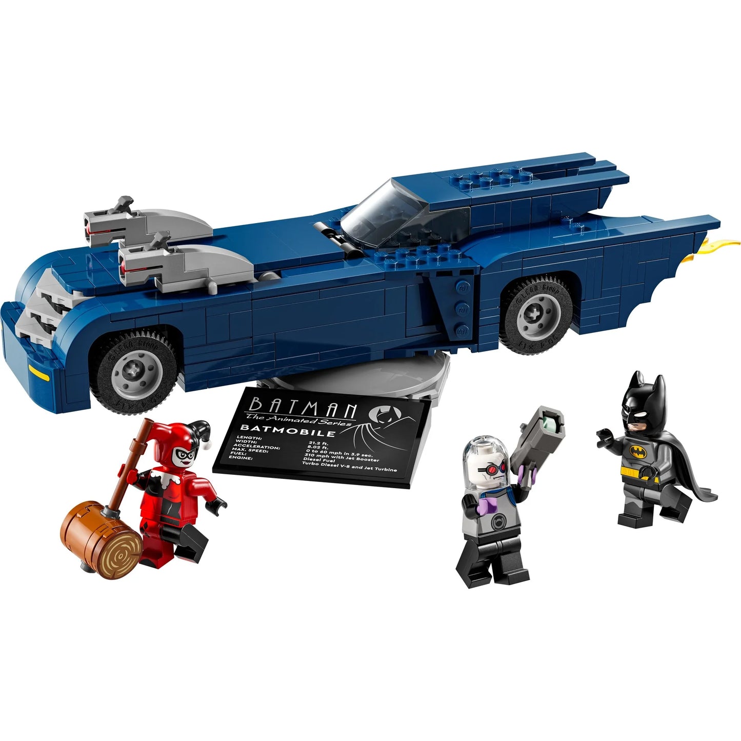Lego Batman With The Batmobile Vs. Harley Quinn And Mr. Freeze