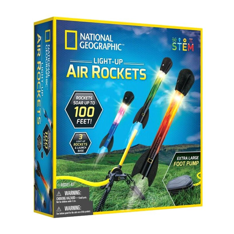 Nat Geo Light-Up Air Rockets