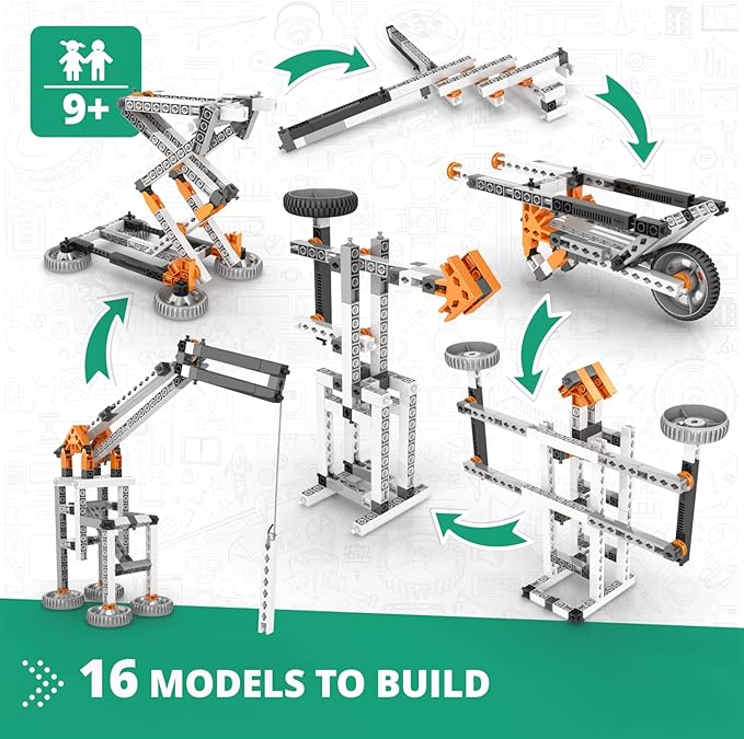 Engino discovering stem mechanics - levers linkages & structures