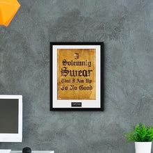 Harry Potter Abyss: Harry Potter Framed print "I Solemnly Swear" (30x40)