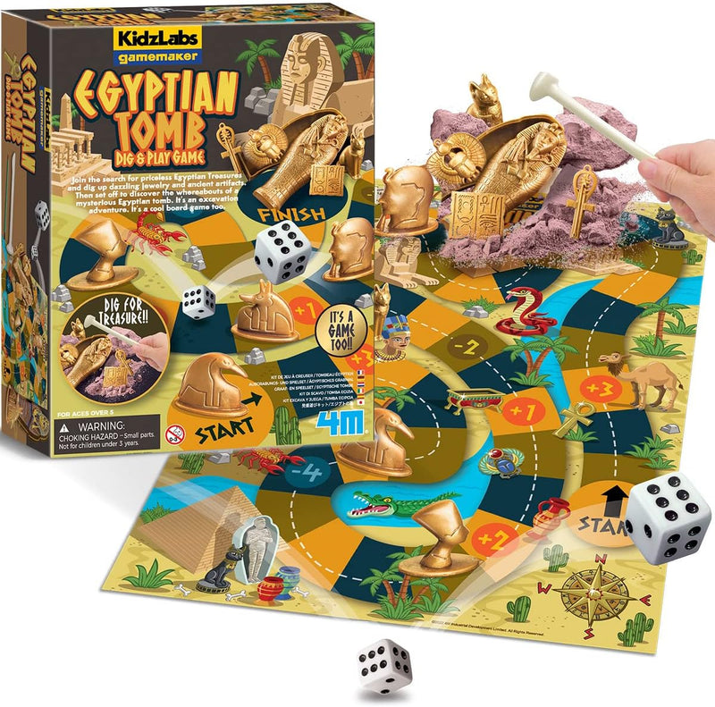 4M Egyptian Tomb Dig & Play Game