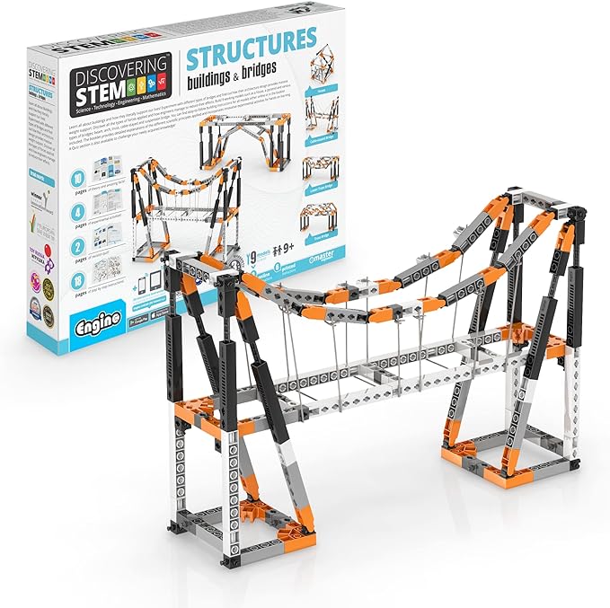 Engino discovering stem structures - buildings & bridges