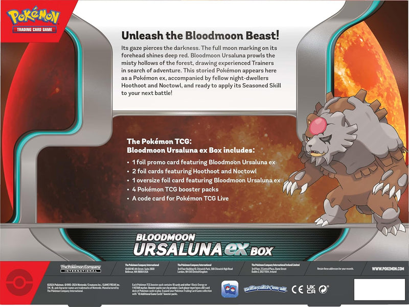 Pokemon Trading Cards Bloodmoon Ursaluna Ex Box