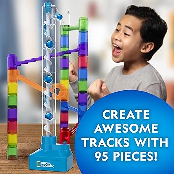 Nat Geo Motorized Marble Run -75 Piece Set