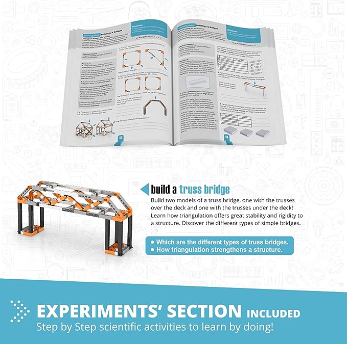Engino discovering stem structures - buildings & bridges