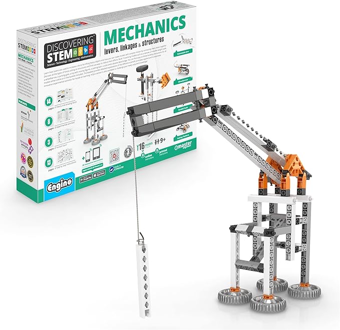 Engino discovering stem mechanics - levers linkages & structures