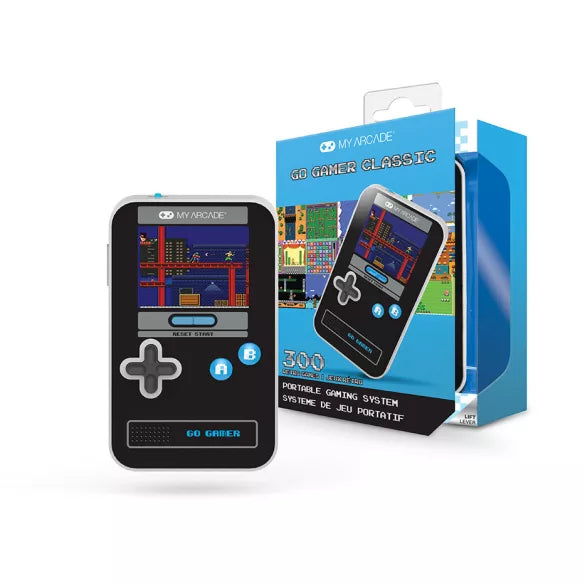 My Arcade : Go Gamer Classic (300 Games In 1) - Black, Gray & Blue