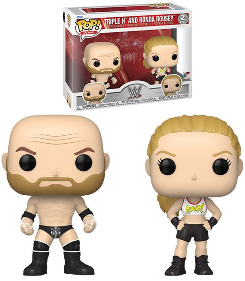 Pop! Wwe: Rousey And Triple H 2Pk