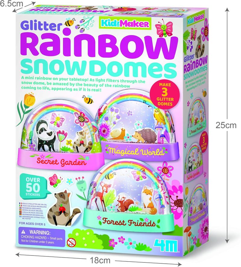 4M Kidzmaker - Glitter Snow Domes