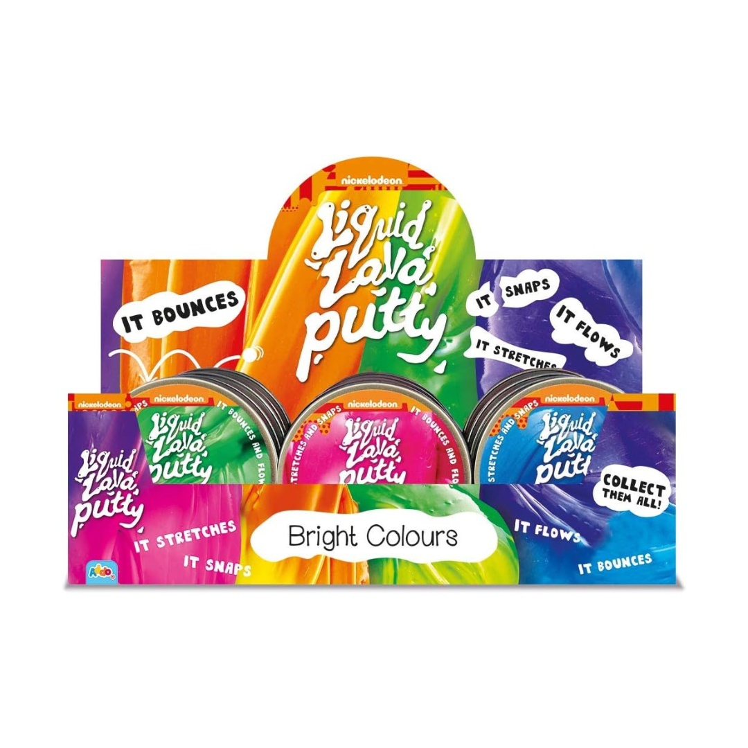 Addo Nickelodeon Liquid Lava Putty Changing Colours, Assortment