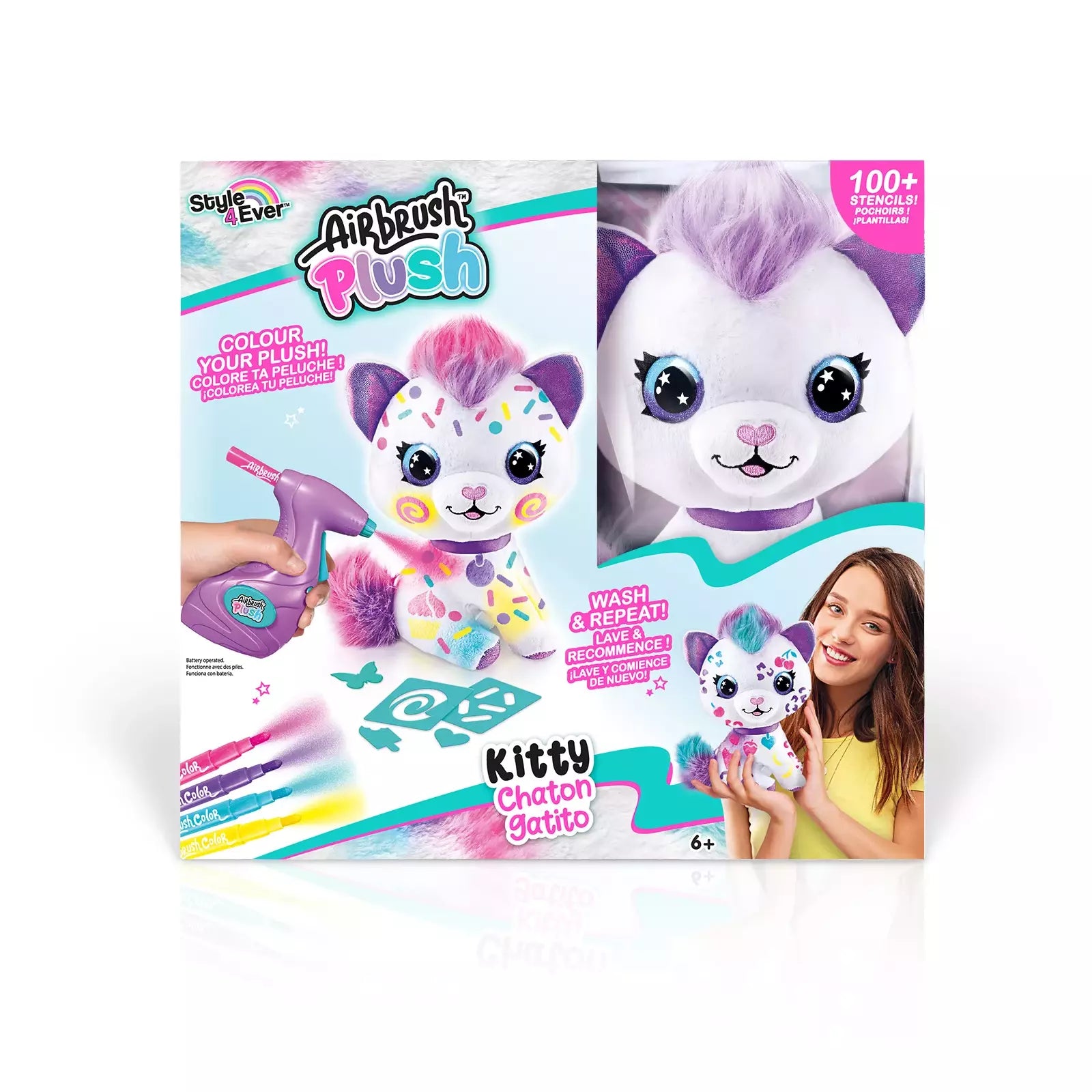 Airbrush Plush - Kitty2