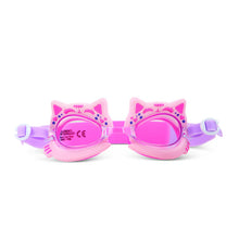 Aquatude Swim Goggles - Mini Meow Purple 1