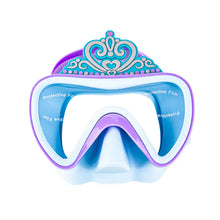 Aquatude Swim Goggles - Princess Crown Blue Mask 1