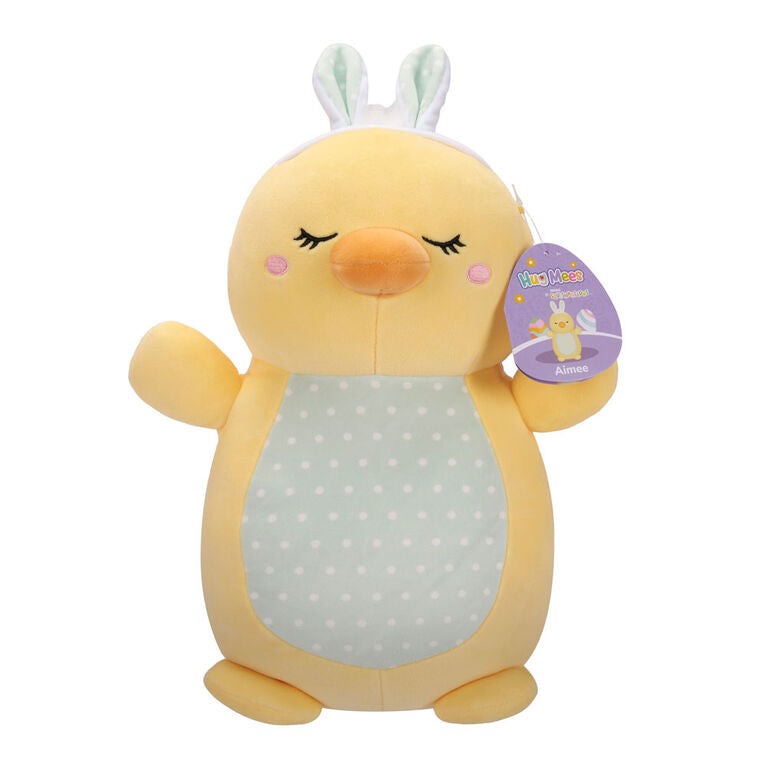 Squishmallow  Hugmees Aimee Yellow Chick Plush 10''