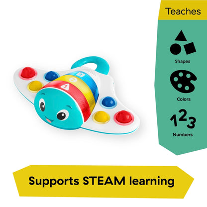 Baby Einstein Pop N Explore Stingray Popper Toy - 3