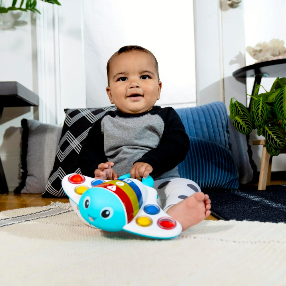 Baby Einstein Pop N Explore Stingray Popper Toy - 5