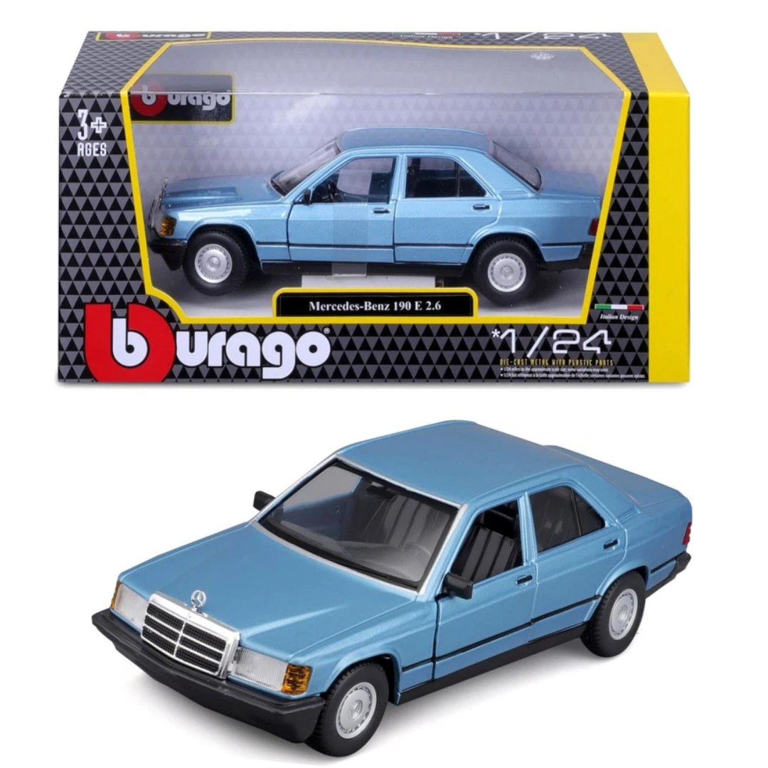 Bburago Collector - 1:24 Diecast - Collezione - W/O Stand - 1987 Mercedes-Benz 190E