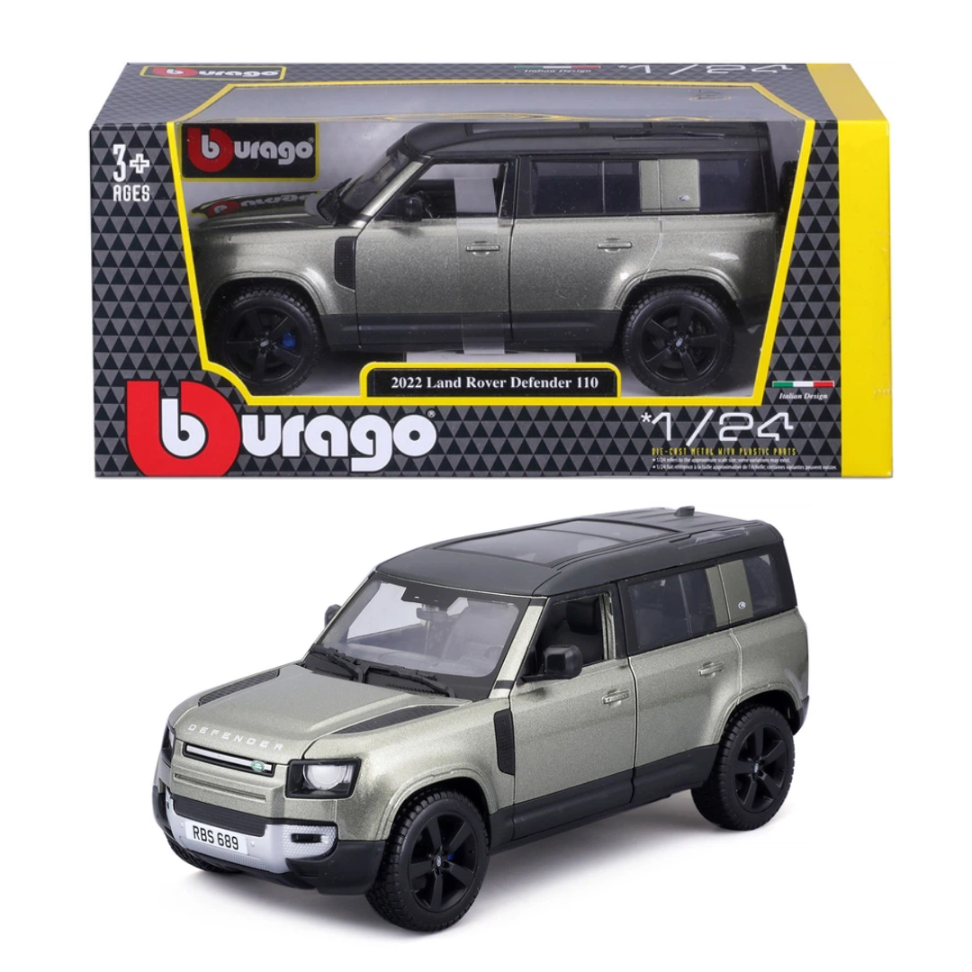 Bburago Collector - 1:24 Diecast - Collezione - W/O Stand - Land Rover Defender 2022 - Sl