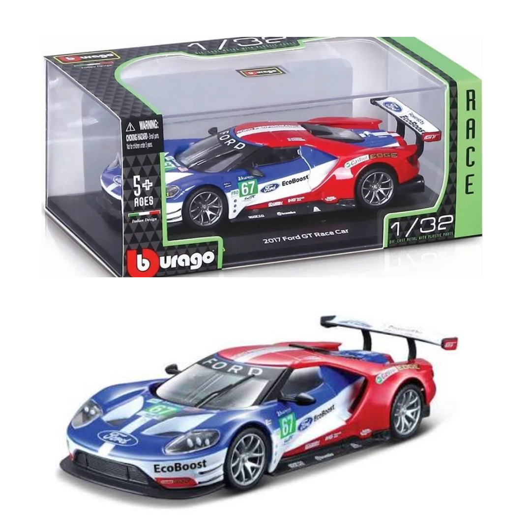 Bburago Collector - 1:32 Diecast - Race  - 2017 Ford Gt Le Mans