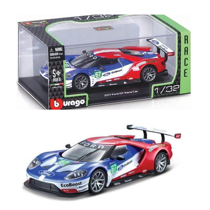 Bburago Collector - 1:32 Diecast - Race  - 2017 Ford Gt Le Mans