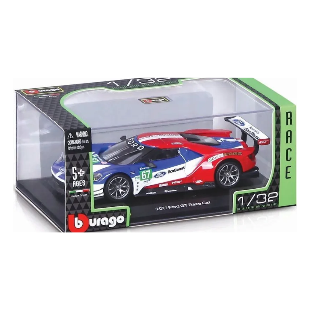 Bburago Collector - 1:32 Diecast - Race  - 2017 Ford Gt Le Mans