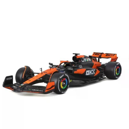 Bburago F1 - 1:24 Diecast - Mclaren Mcl38 Formula Model Kit (With Helmet, W/O Plastic Stand)