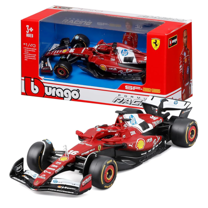 Bburago F1 - 1:43 Diecast - Ferrari Formula Sf25 - (W/O Helmet & Plastic Stand)