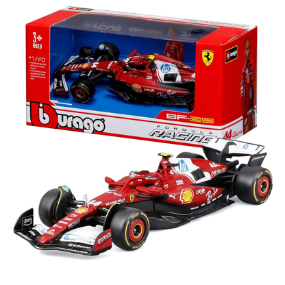 Bburago F1 - 1:43 Diecast - Ferrari Sf25 Formula (W/O Helmet & Plastic Stand)