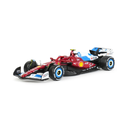Bburago F1 - 1:43 Diecast - Ferrari Sf25 Miami Gp - Formula (W/O Helmet & Plastic Stand) - Charles Leclerc