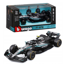 Bburago F1 - 1:43 Diecast - Mercedes Amg Petronas W16 Team (2025) Formula (W/O Helmet & Plastic Stand)