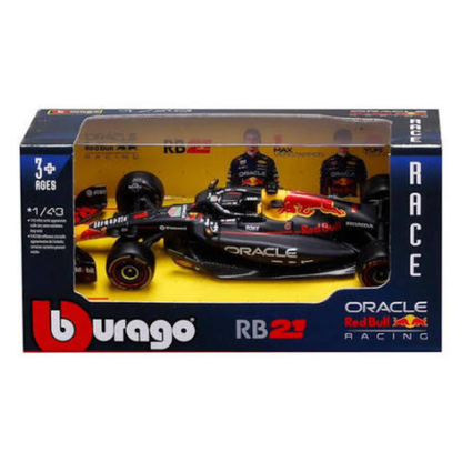 Bburago F1 - 1:43 Diecast - Red Bull Racing Rb21 Bahrain Grand Prix 2025 Formula (W/O Helmet & Plastic Stand)