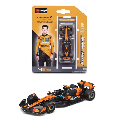 Bburago F1 - 1:64 Diecast - Mclaren Team Mcl39 (2025 Australian F1 Gp) (2025) Formula (W/O Helmet) - Lando Norris