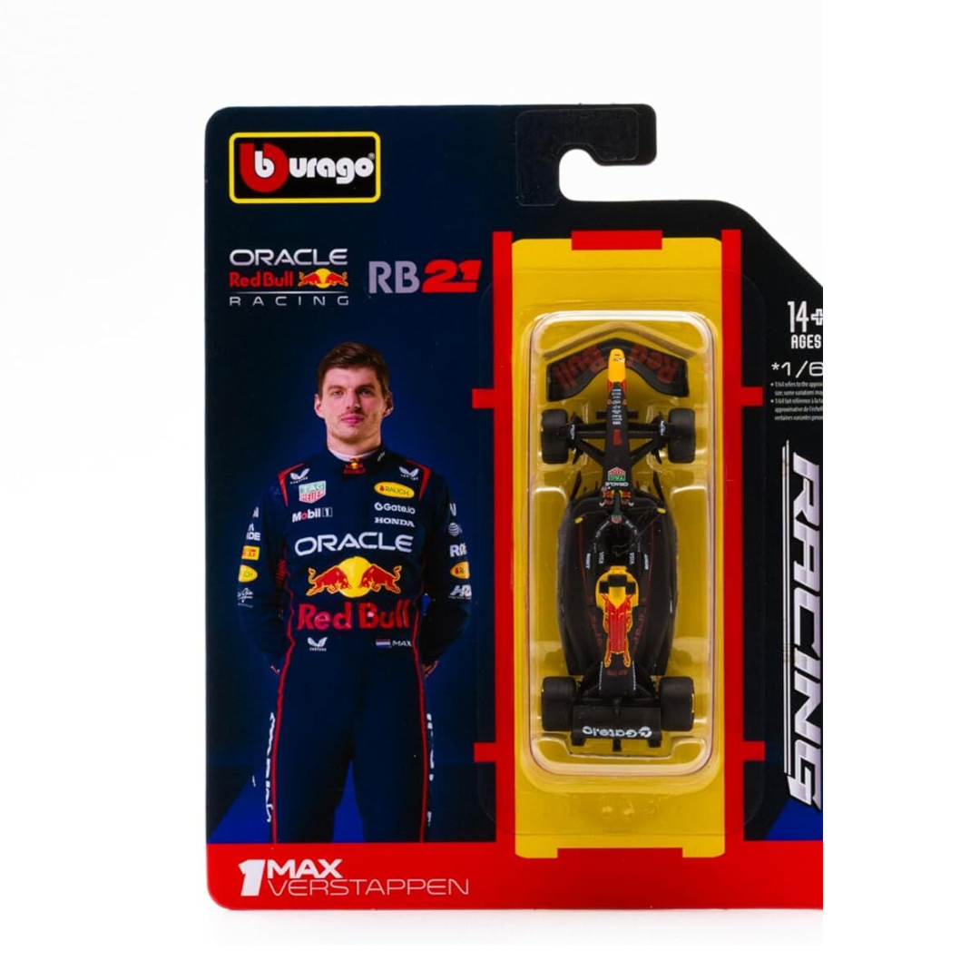 Bburago F1 - 1:64 Diecast - Oracle Red Bull Racing Rb21 (2025 Bahrain Gp) (2025) Formula (W/O Helmet)