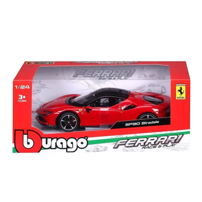Bburago Ferrari - 1:24 Diecast - Ferrari   R & P (W/O Stand) - Sf90 Stradale