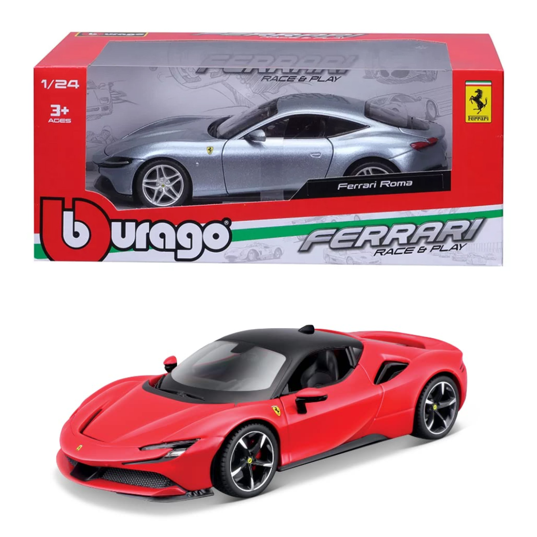 Bburago Ferrari - 1:24 Diecast - Ferrari   R & P (W/O Stand) - Sf90 Stradale