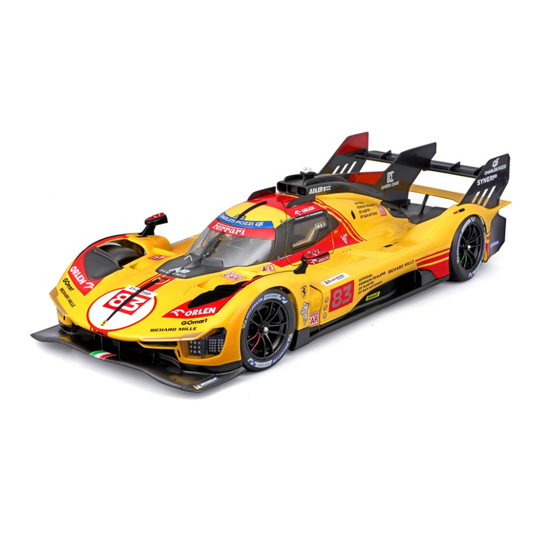 Bburago Ferrari 1:18 Ferrari Racing Dlx - 499P (24H Le Mans Hypercar 2024) (Af Corse Team)