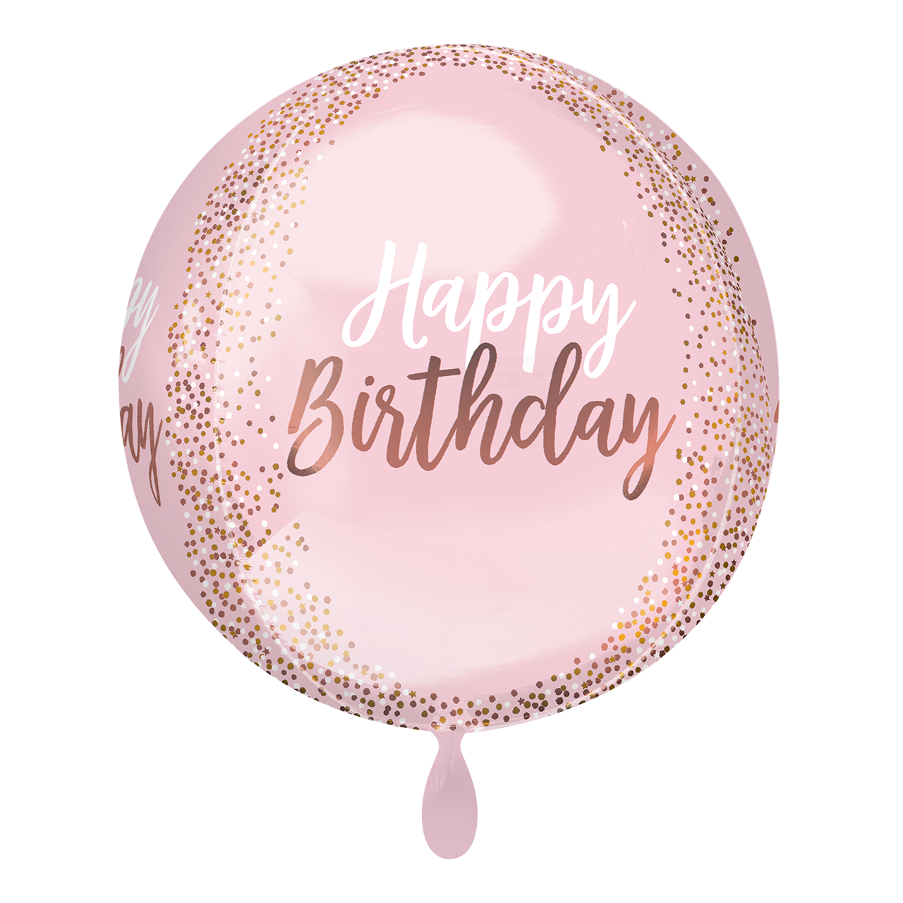 G20 BLUSH BIRTHDAY ORBZ FOIL BALLOON