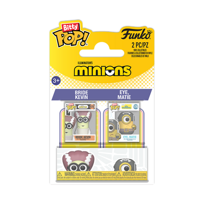 Bitty Funko Pop! Movies: Minions - Kevin, Mel 2Pk