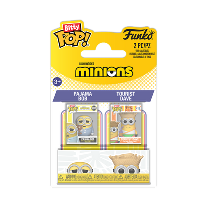 Bitty Funko Pop! Movies: Minions - Bob, Dave 2Pk