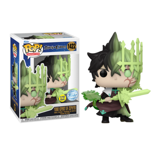 Funko Pop! Animation: Black Clover - Yuno (Spirit Of Zephy)(Exc)