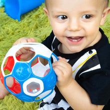 Bright Starts Grippin , Goals Rattle Ball  Red, White & Blue - 2