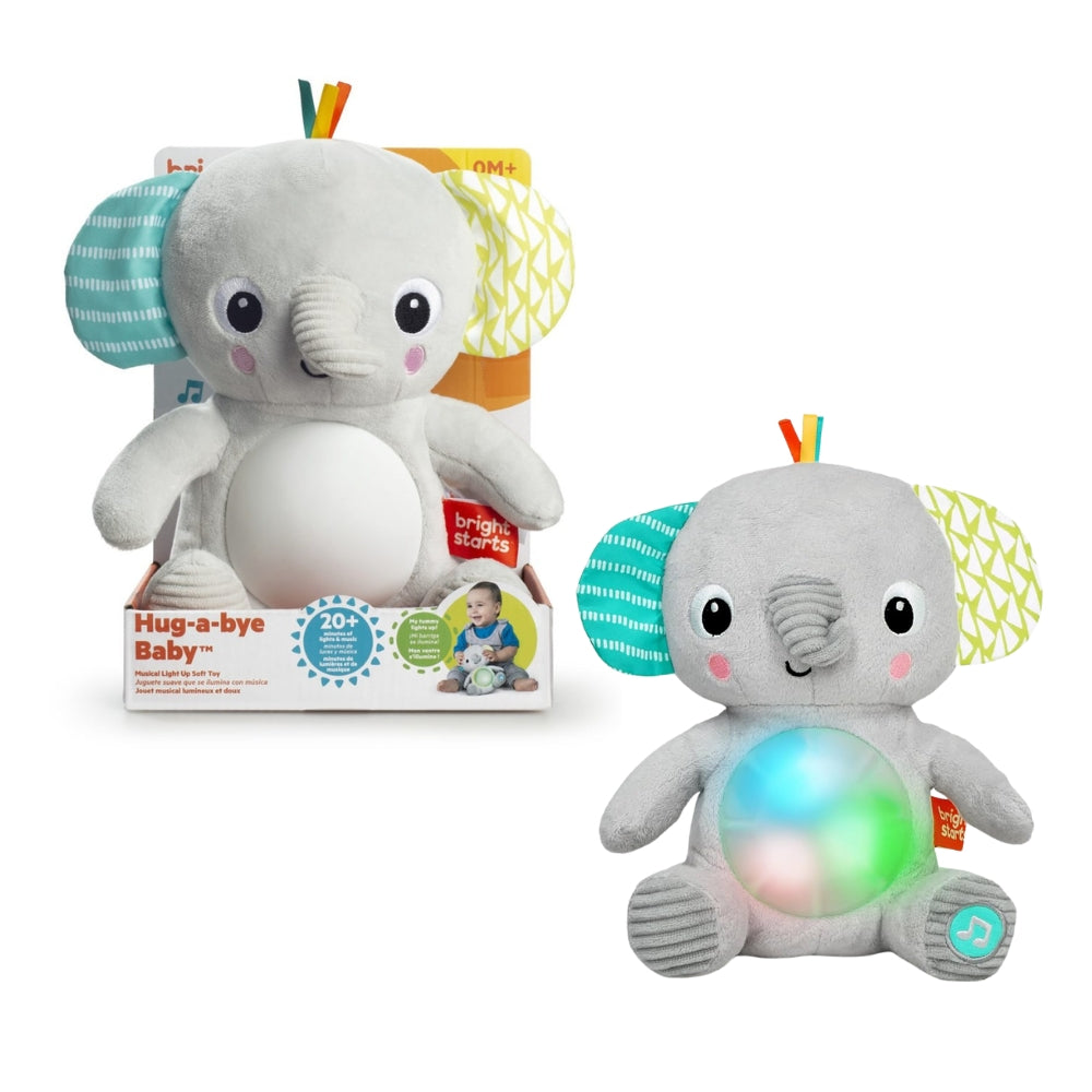 Bright Starts Hug-A-Bye Baby Musical Light Up Soft Toy - 1