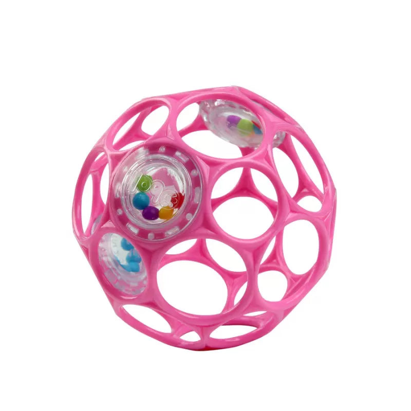 Bright Starts Oball Rattle Easy-Grasp Toy - Pink - 3