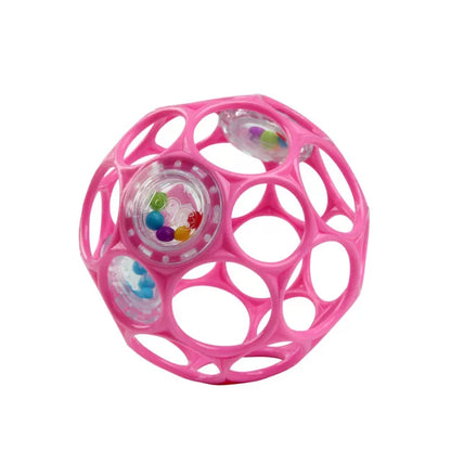 Bright Starts Oball Rattle Easy-Grasp Toy - Pink - 3