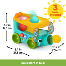 Bright Starts Pop & Roll Safari Bus Ball Play Toy 2