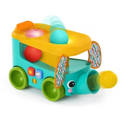 Bright Starts Pop & Roll Safari Bus Ball Play Toy 3