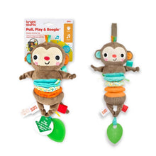 Bright Starts Pull Down Musical Monkey Peg Toy - 1