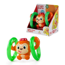 Bright Starts Roll & Glow Monkey Toy - 1