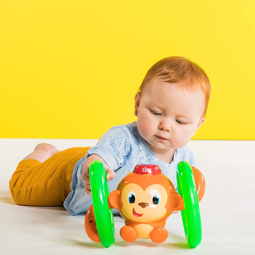 Bright Starts Roll & Glow Monkey Toy - 4