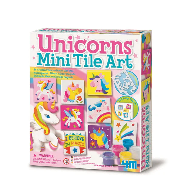 4M Unicorns Mini Tile Art